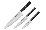 Samura Damascus 67 zestaw 3 noży kuchennych
