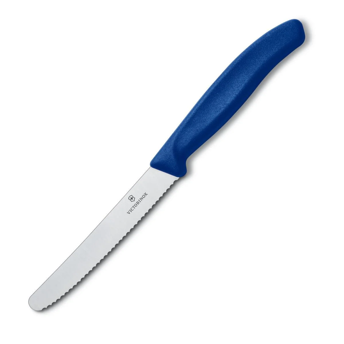 Victorinox nóż uniwersalny 11cm ząbkowany niebiesk